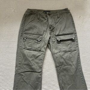 Misdemeanor Y2K grey cargo pants W 9/10